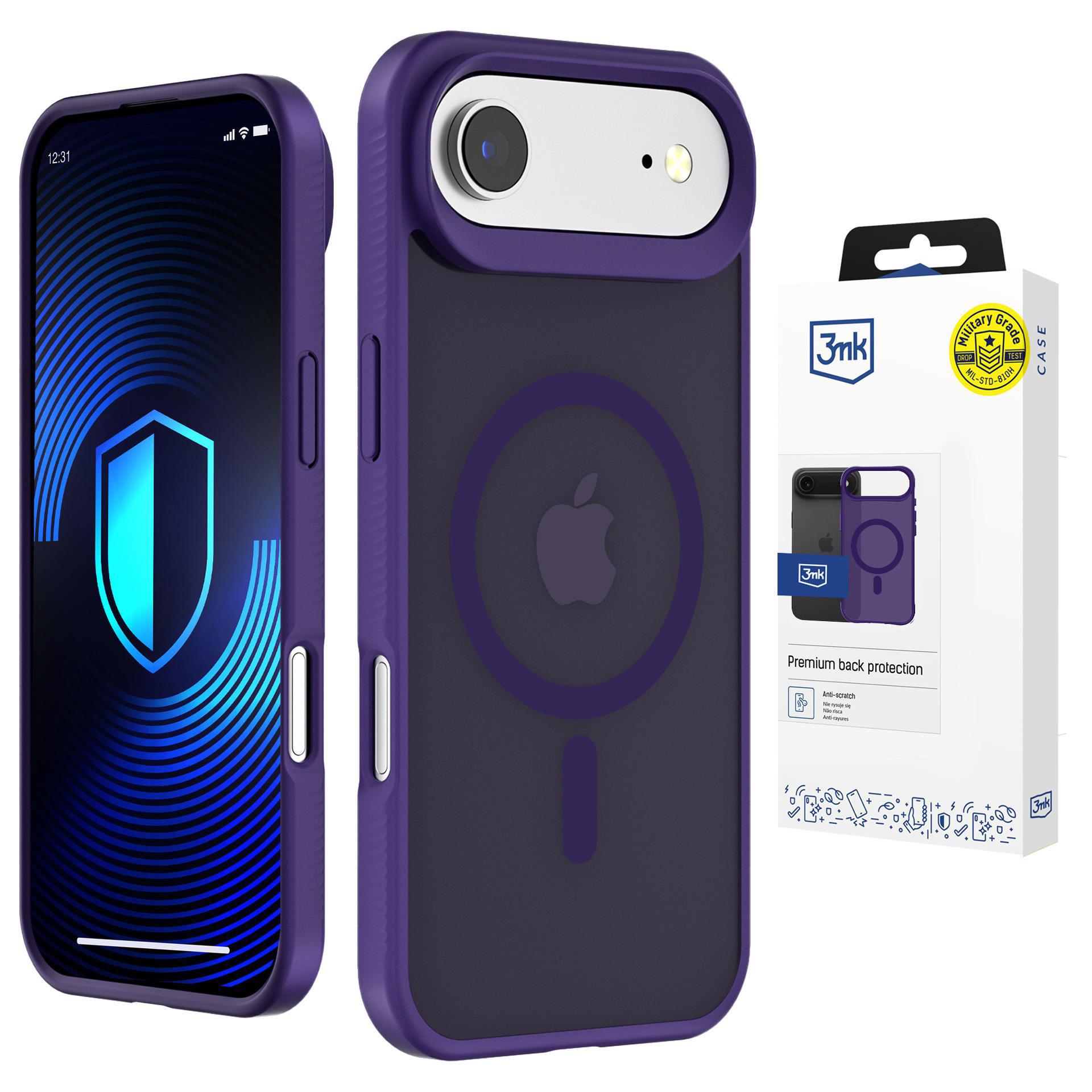3mk Smoke MagCase for iPhone Air - Purple