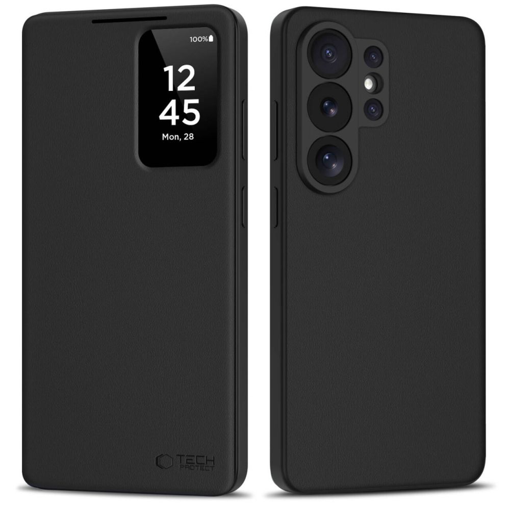 Tech-Protect Smart Wallet suojakuori Samsung Galaxy S26 Ultra:lle musta