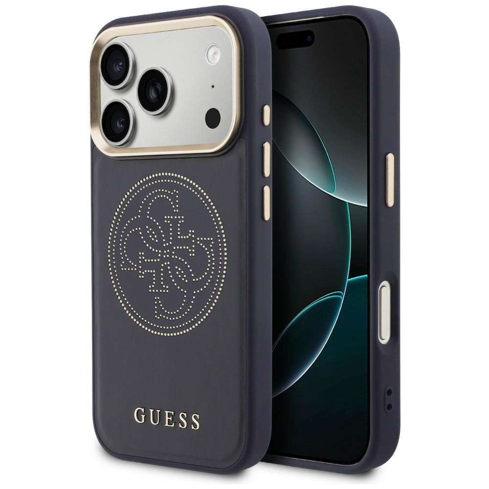 Guess Perforated 4G MagSafe Suojakuori iPhone 17 Pro Max:lle - Sininen
