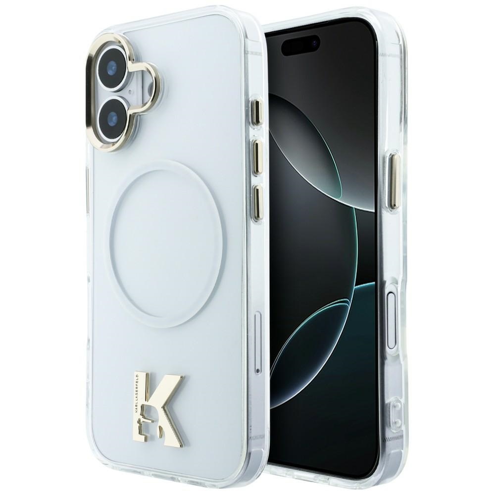 Karl Lagerfeld IML K Head Logo MagSafe -suojakuori iPhone 17:lle kirkas