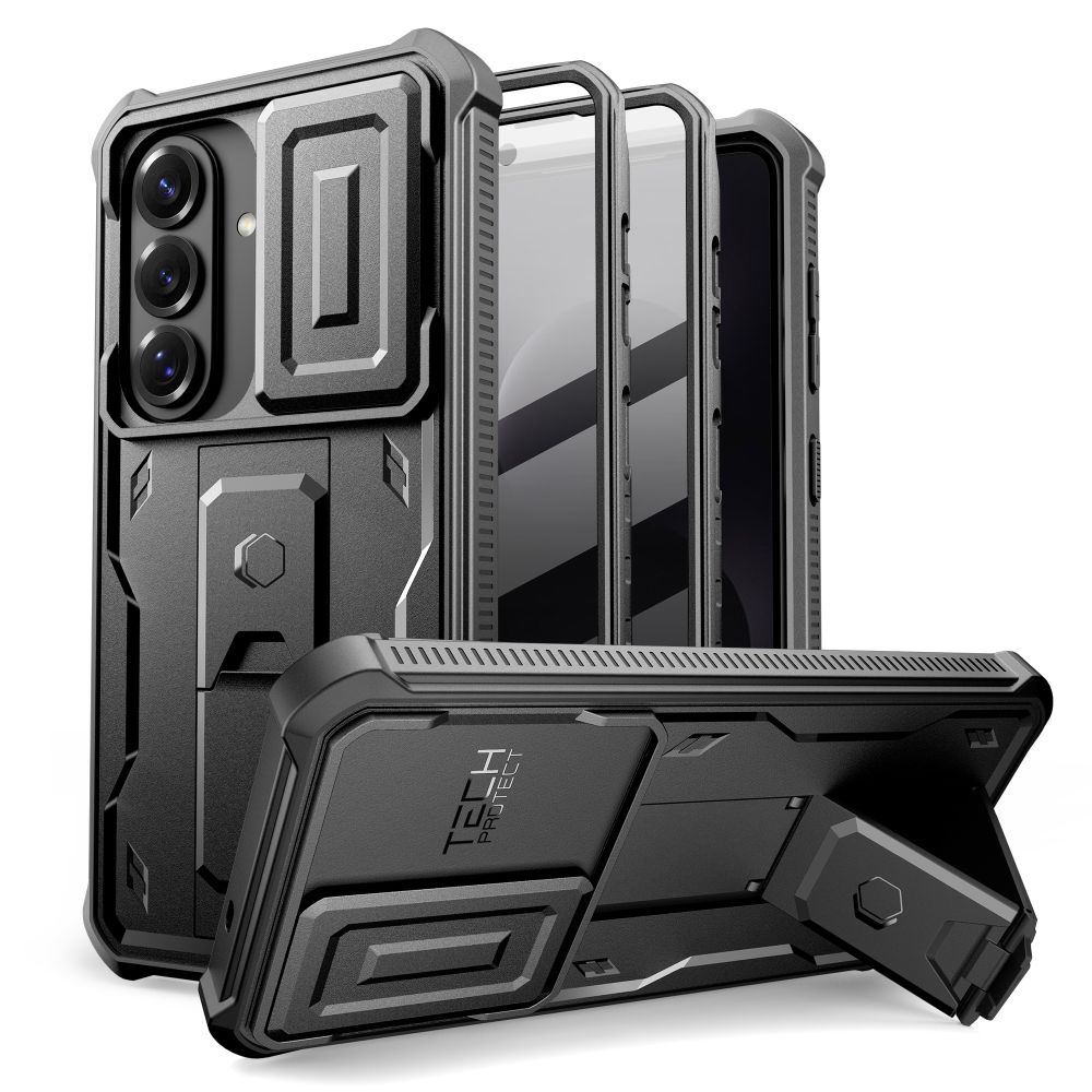 Tech-Protect Kevlar Cam+ Suojakuori Samsung Galaxy S26:lle musta