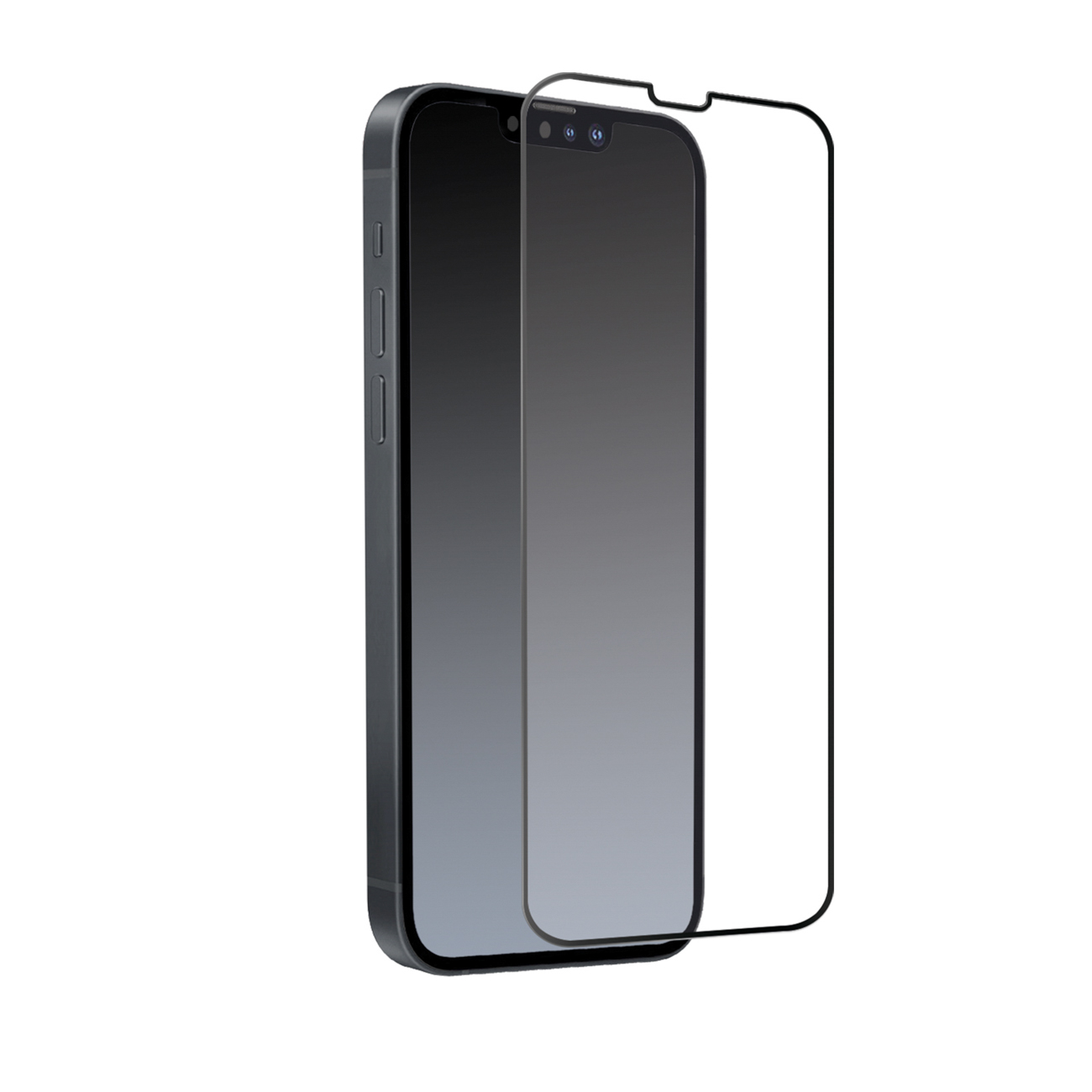 SBS Full Cover karkaistu lasi iPhone 13 / 13 Pro / 14 / 16e / 17e:lle