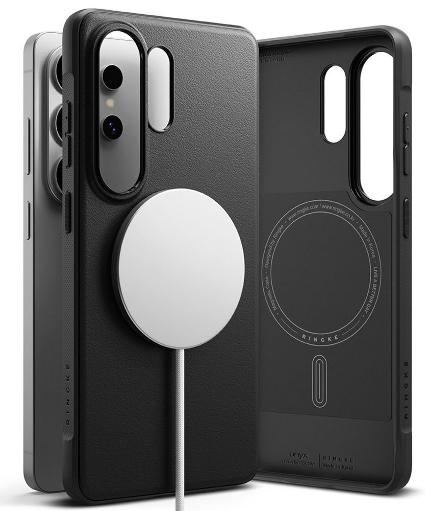 Ringke Onyx Magsafe Suojakuori Samsung Galaxy S26 Ultra:lle musta