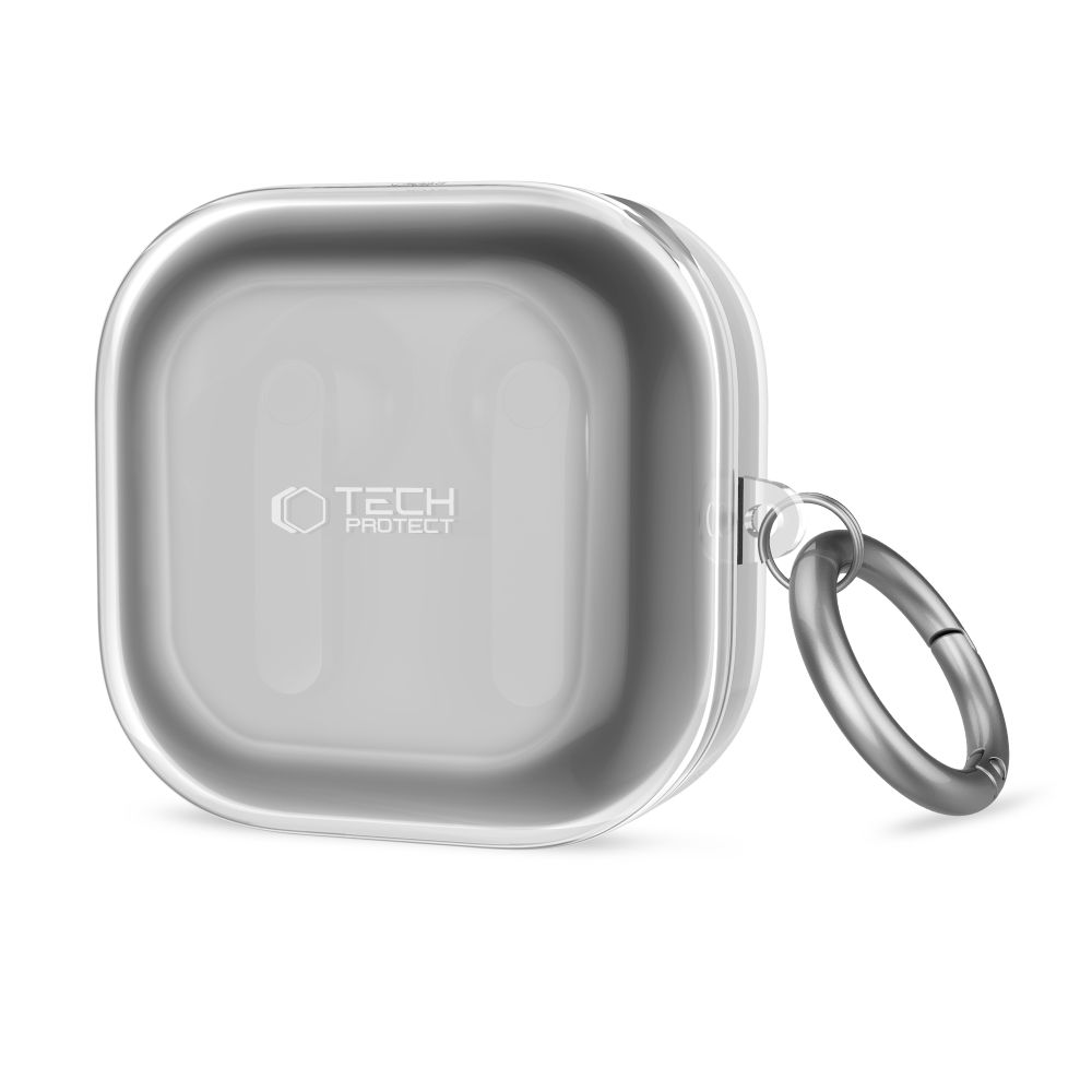 Tech-Protect FlexAir -suojakuori Samsung Galaxy Buds 4 / Buds 4 Pro:lle läpinäkyvä