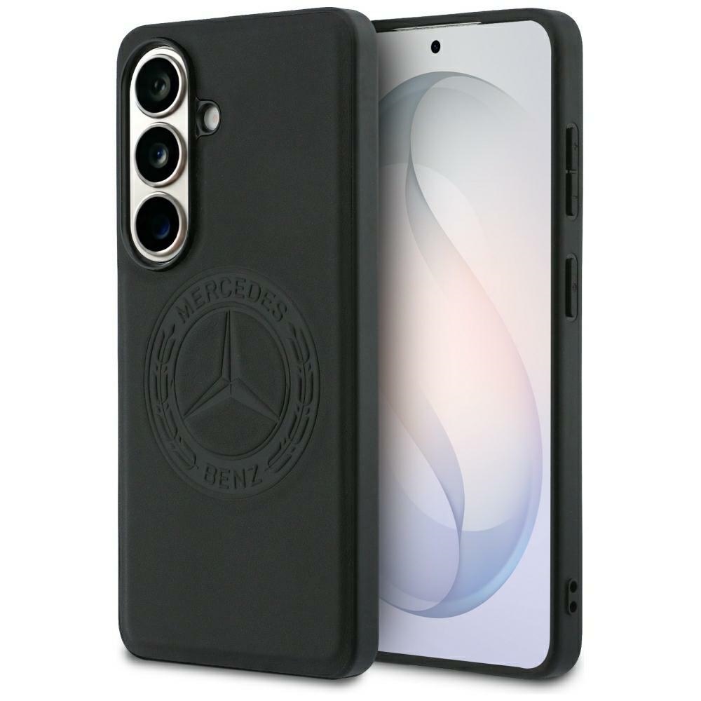 Mercedes Vintage Logo MagSafe Suojakuori Samsung Galaxy S26:lle musta