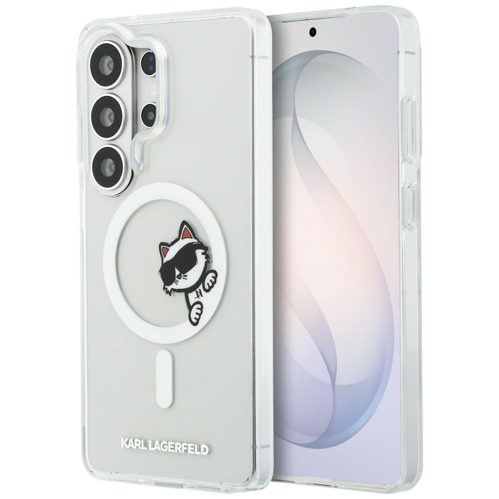 Karl Lagerfeld IML Peekaboo Choupette case for Samsung Galaxy S26 Ultra, with MagSafe, clear