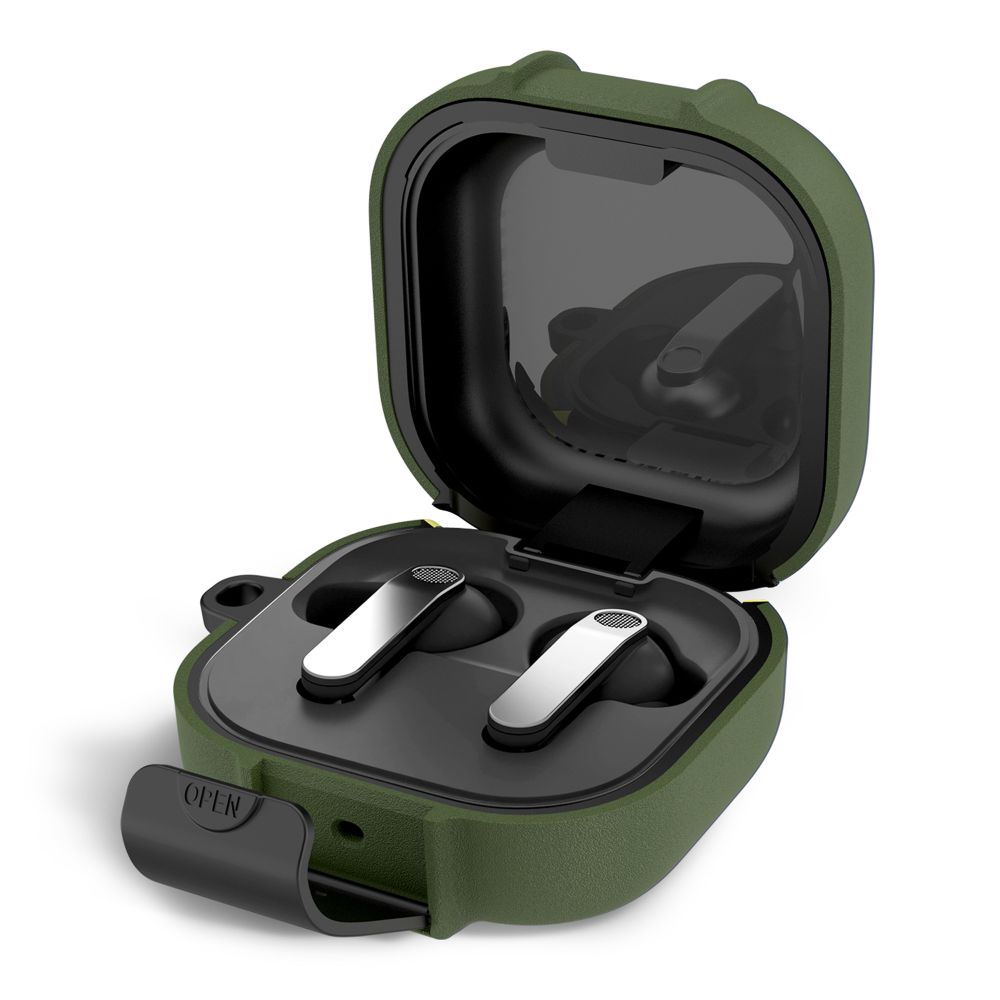 Tech-Protect Slim Hook suojakuori Samsung Galaxy Buds 4 / 4 Pro:lle vihreä