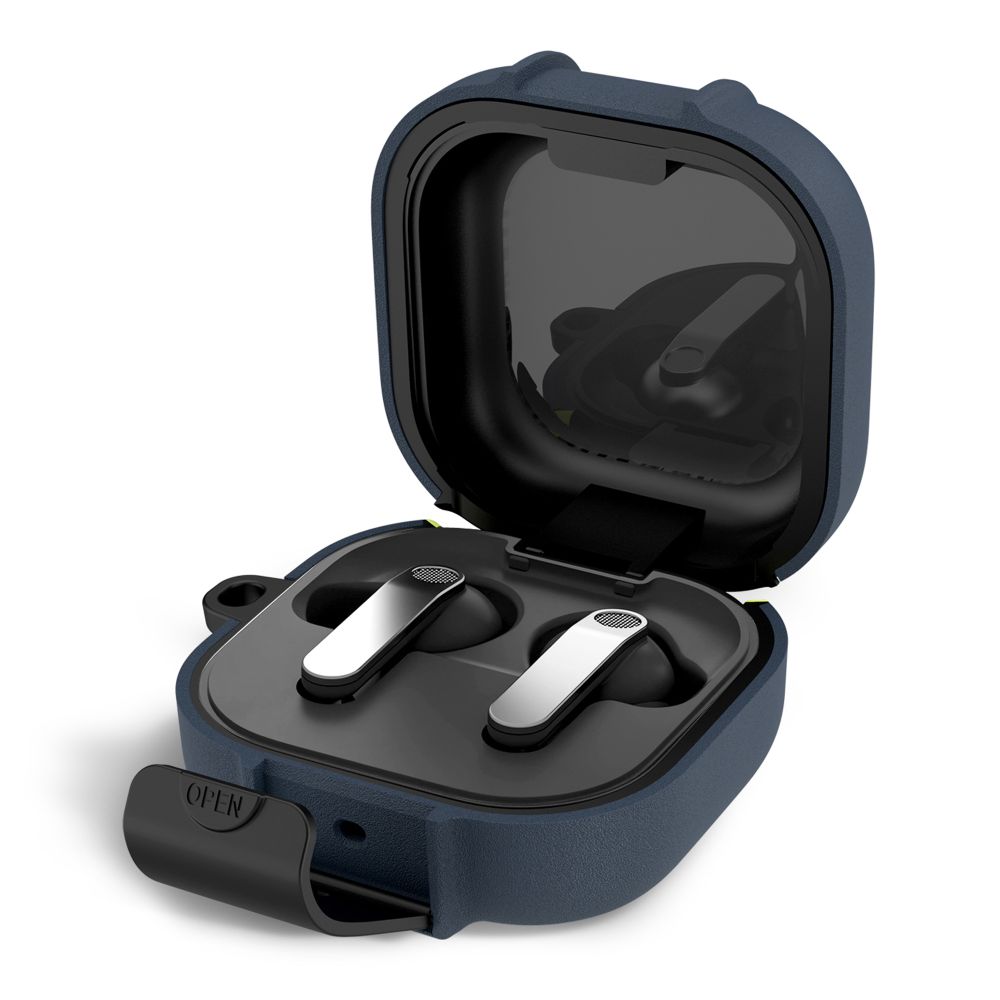 Tech-Protect Slim Hook suojakuori Samsung Galaxy Buds 4 / 4 Pro:lle laivastonsininen