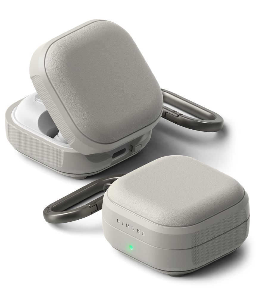 Ringke Onyx Magnetic suojakuori Samsung Galaxy Buds 4 / 4 Pro:lle harmaa