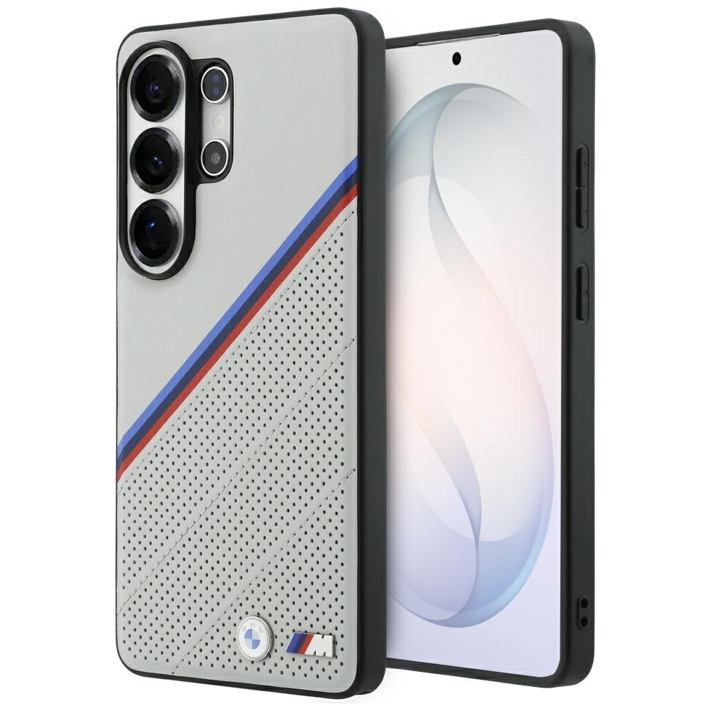 BMW Tricolor Metal Logo MagSafe suojakuori Samsung Galaxy S26 Ultra:lle harmaa