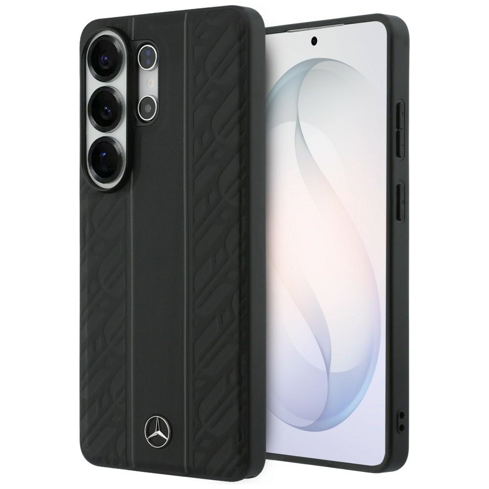 Mercedes Laurel Leaves Vertical Stripes MagSafe suojakuori Samsung Galaxy S26 Ultra:lle musta