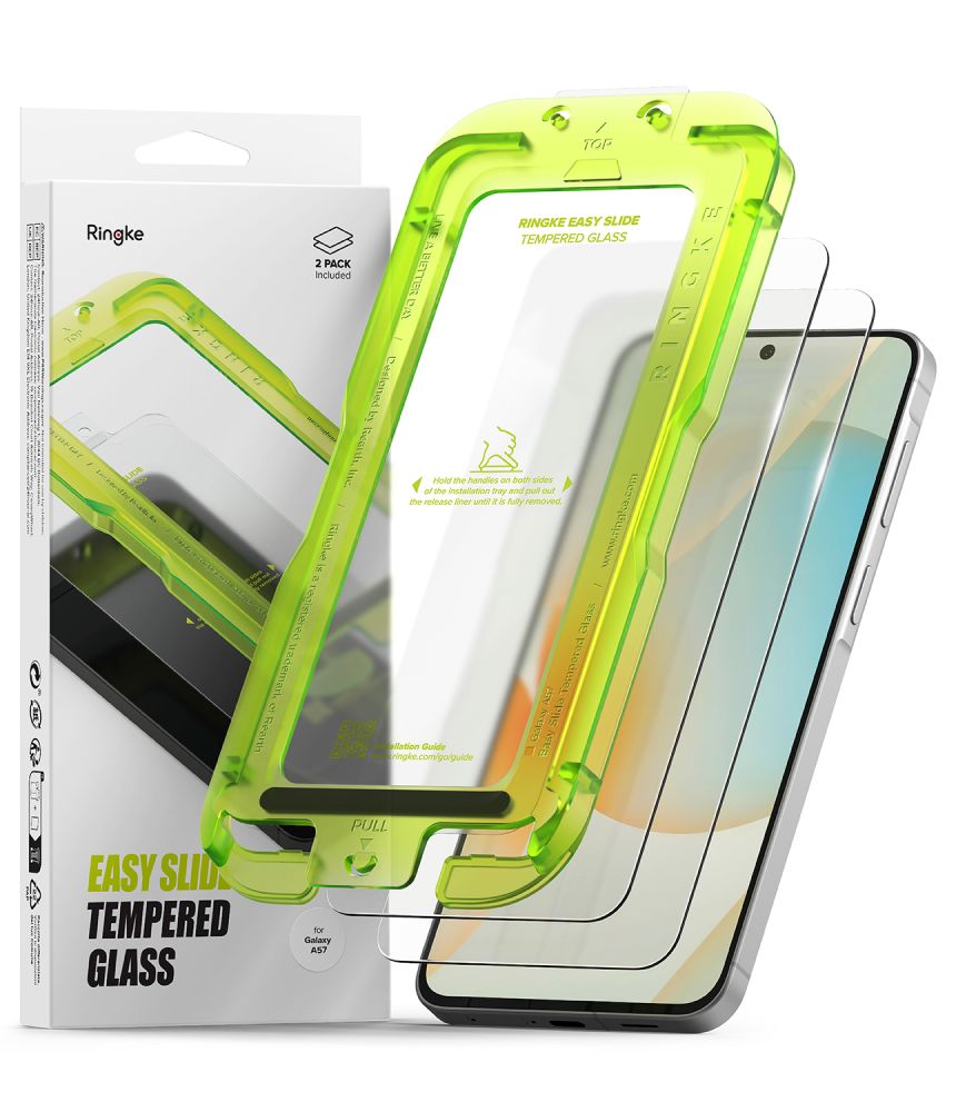 Ringke Easy Slide karkaistu lasi 2-pack Samsung Galaxy A57 5G