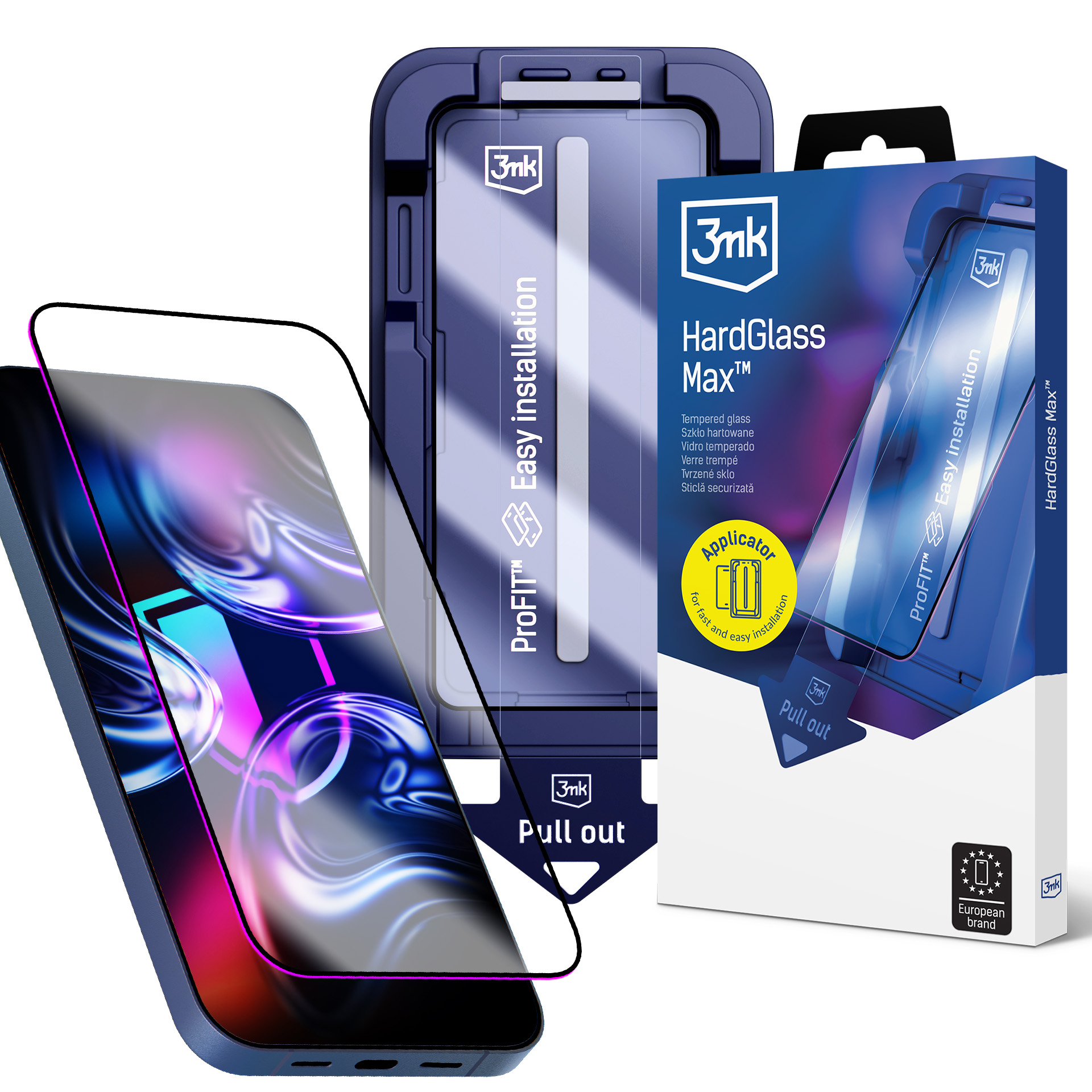 3mk HardGlass Max -panssarilasi iPhone 17 Pro Maxille
