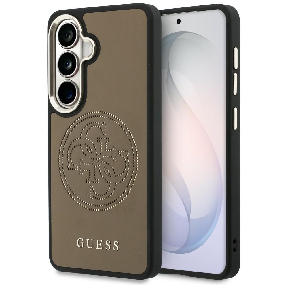 Guess Suojakuori Perforated Logo MagSafe Samsung Galaxy S26:lle ruskea
