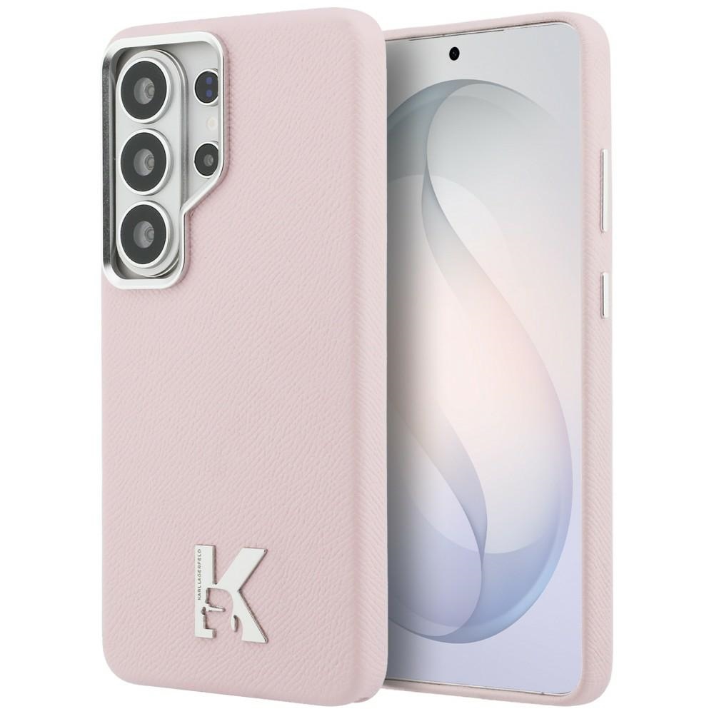 Karl Lagerfeld K Metal Logo MagSafe suojakuori Samsung Galaxy S26 Ultra vaaleanpunainen