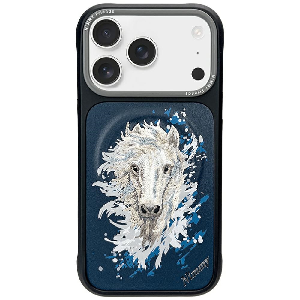 Nimmy Kon MagSafe Suojakuori iPhone 17 Pro:lle - laivastonsininen