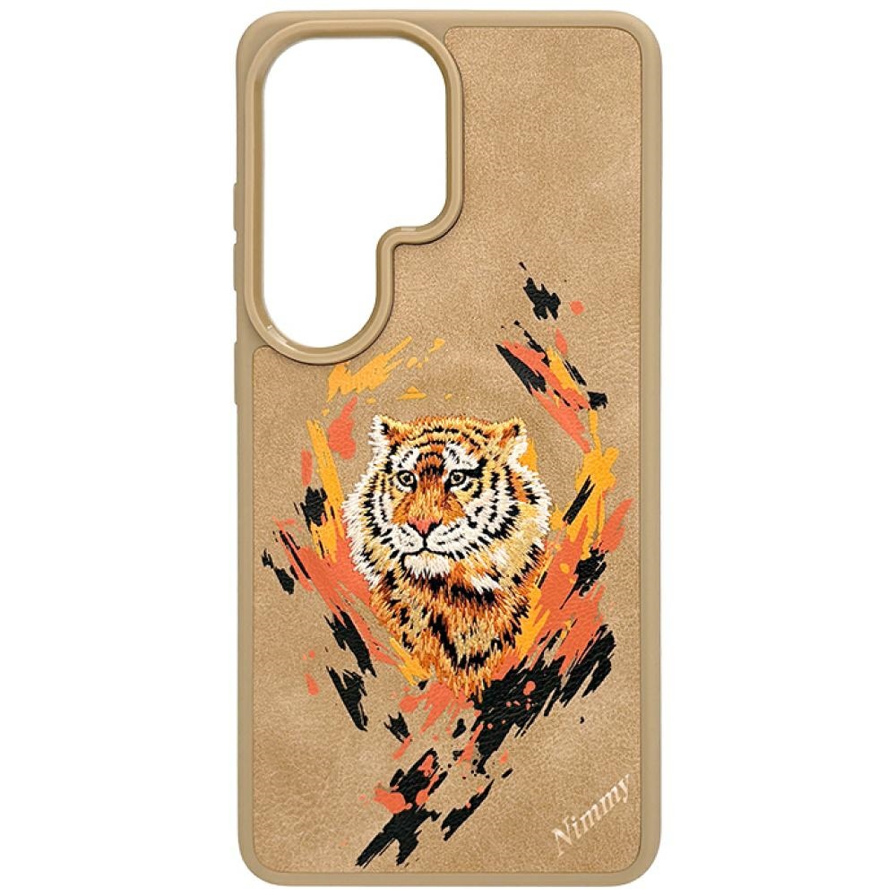 Nimmy Tiger MagSafe -suojakuori Samsung Galaxy S26 Ultralle - ruskea