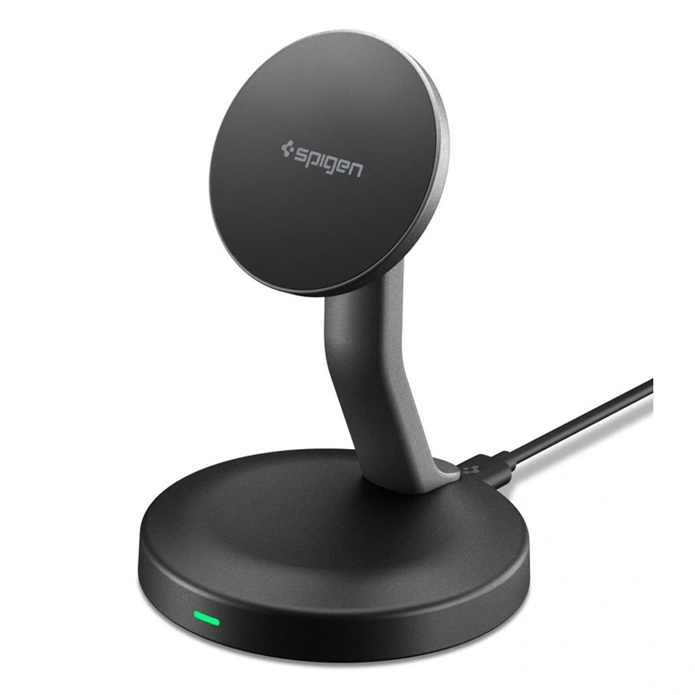 Spigen EF151MS Essential MagSafe 15W Langaton Laturi - musta