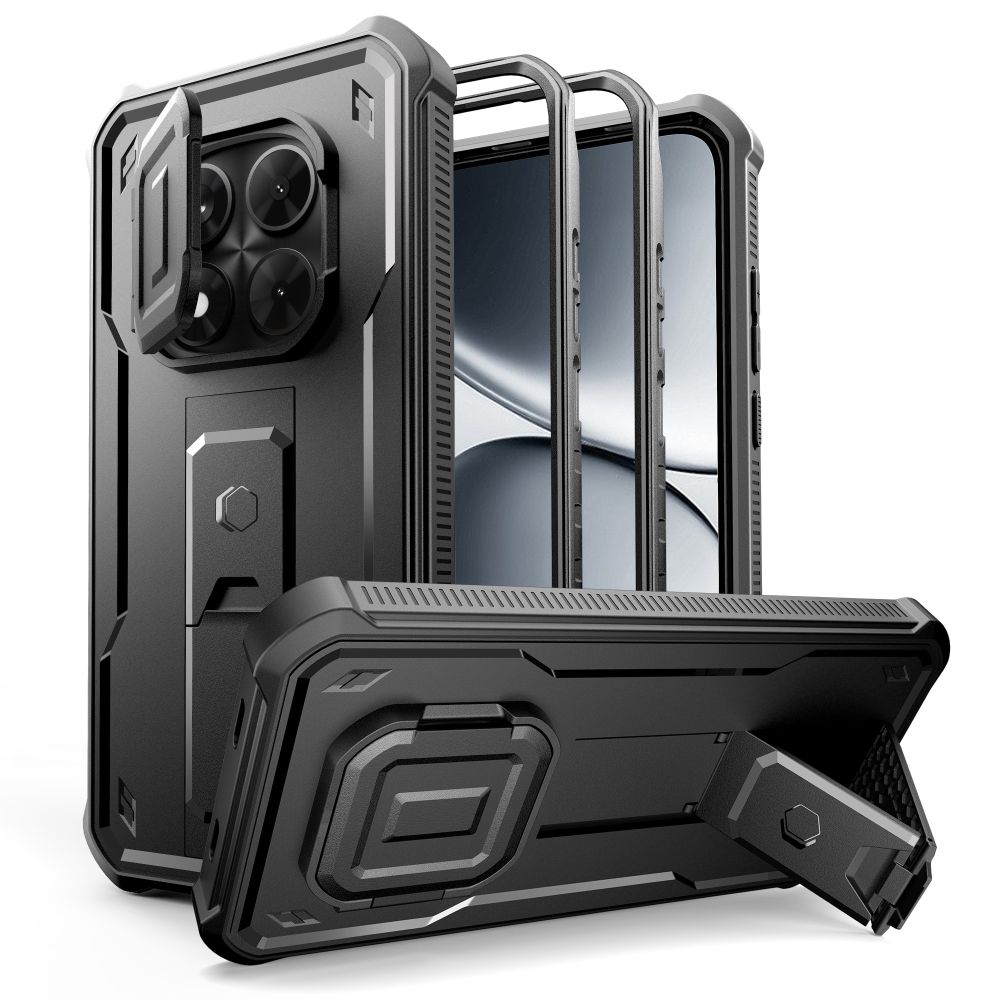 Tech-Protect Kevlar Cam+ 2-sarjan suojakuori Xiaomi Redmi Note 15 Pro 5G:lle - musta