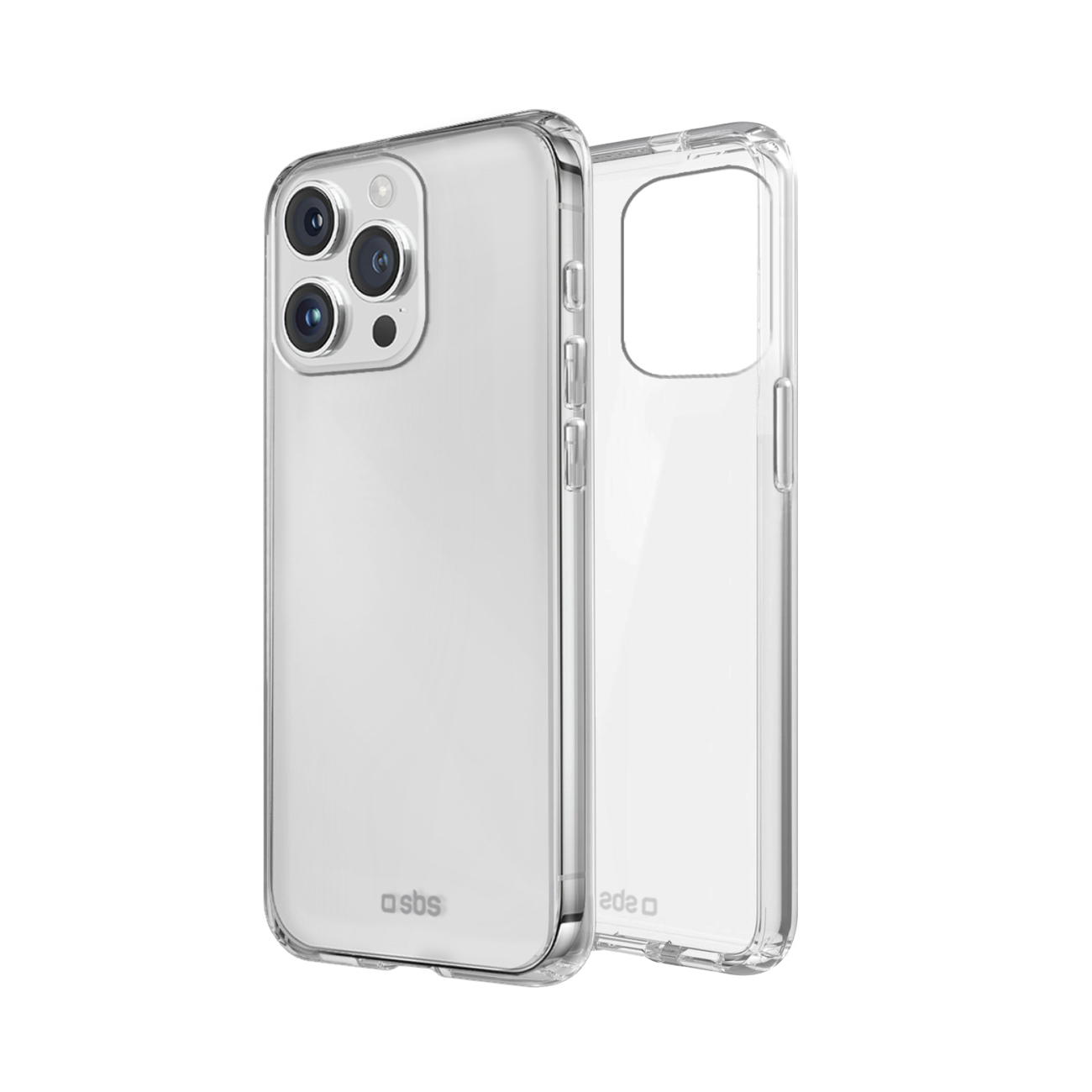 SBS Skinny -suojakuori iPhone 16 Pro Maxille - läpinäkyvä