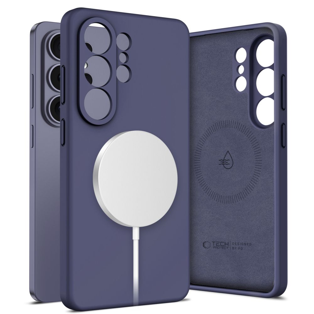 Tech-Protect silikoninen MagSafe-suojakuori Samsung Galaxy S26 Ultralle – violetti