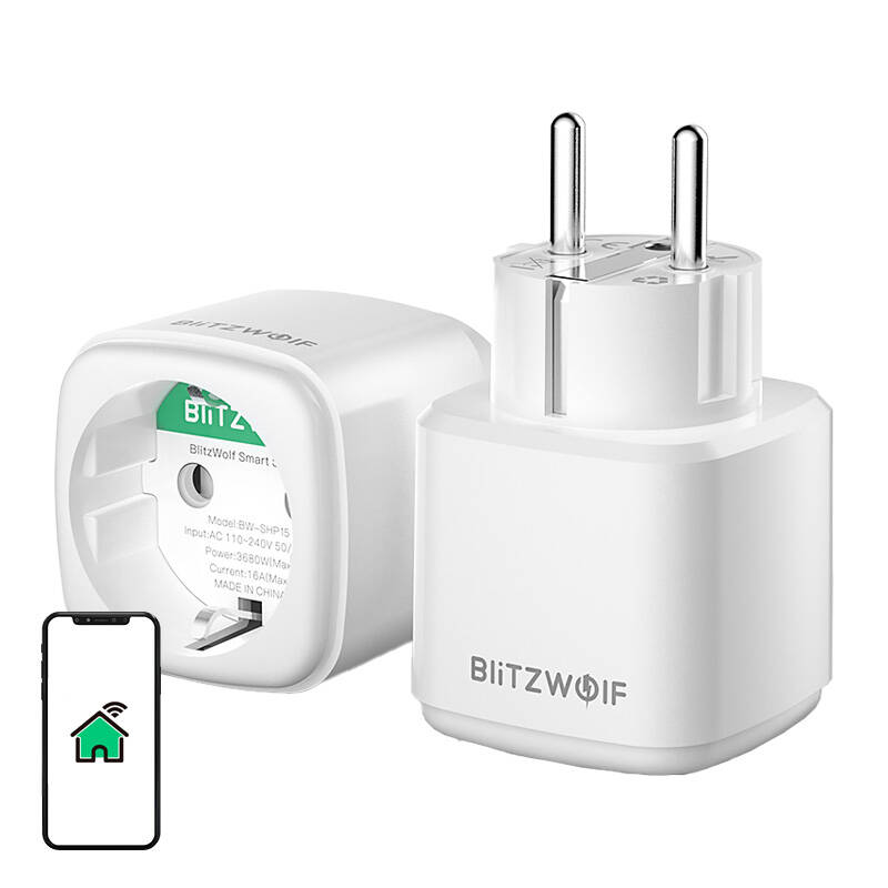 Älykäs pistoke Blitzwolf BW-SHP15, ZigBee, 3680W