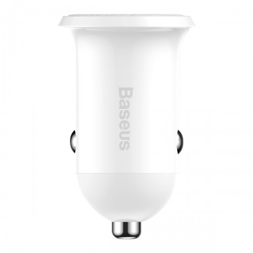 Baseus Grain Pro autolaturi 2x USB 4,8A (valkoinen)