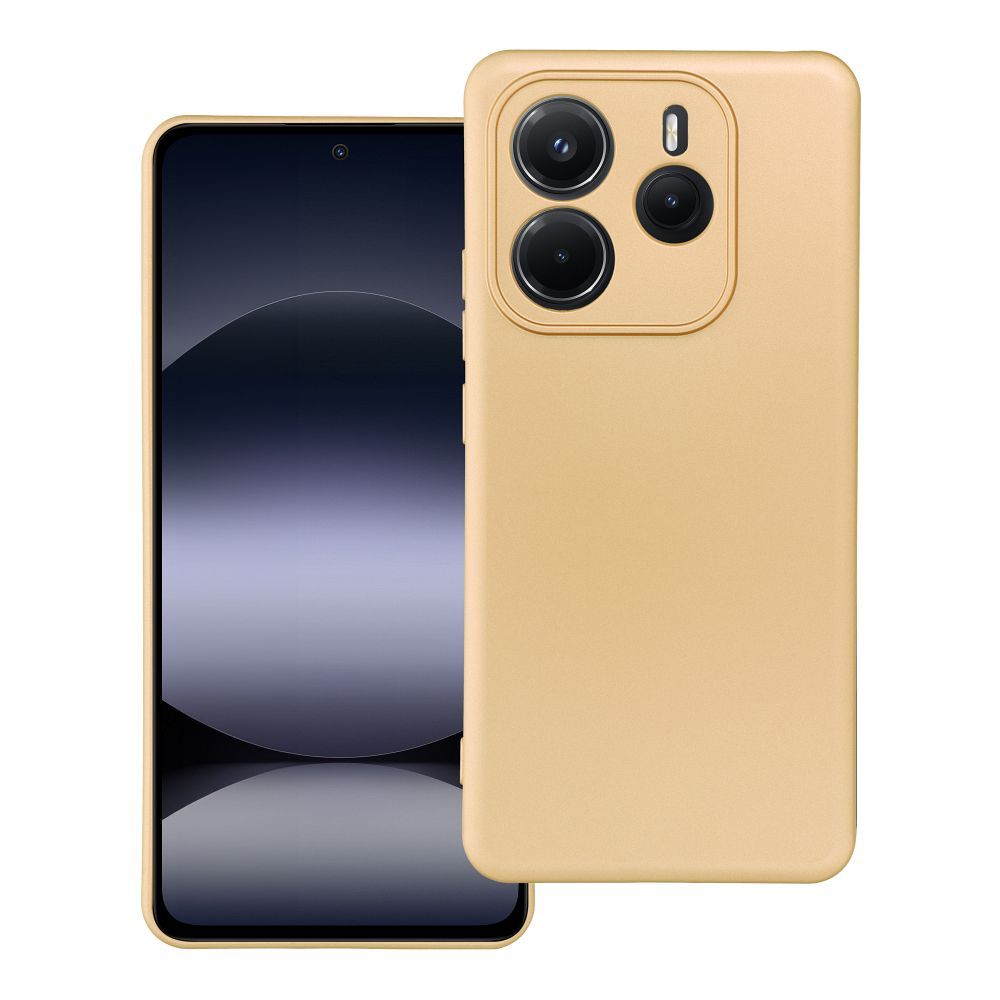 Metallinen Suojakuori Xiaomi Redmi Note 14 5G kultainen