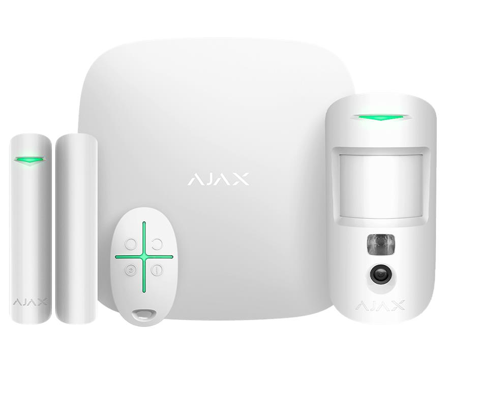 Ajax StarterKit Cam HDR turvahälytysjärjestelmä, valkoinen 156253