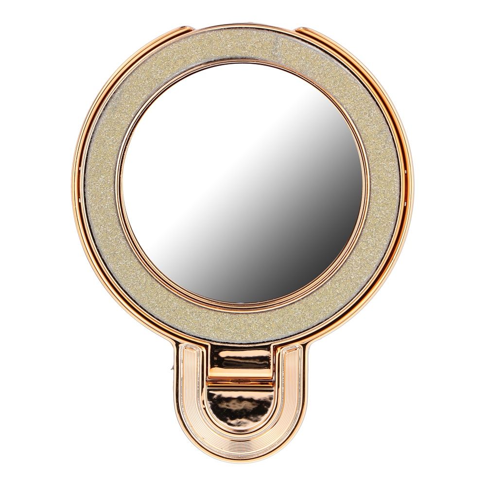 Puhelinteline CIRCLE MIRROR - tarrakiinnitys - kultainen