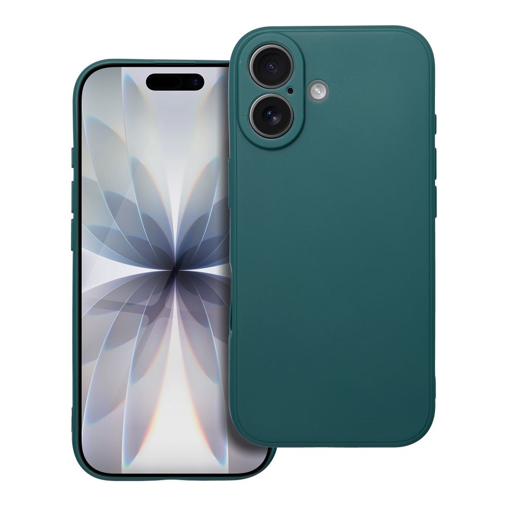Matt tummanvihreä Suojakuori iPhone 17:lle