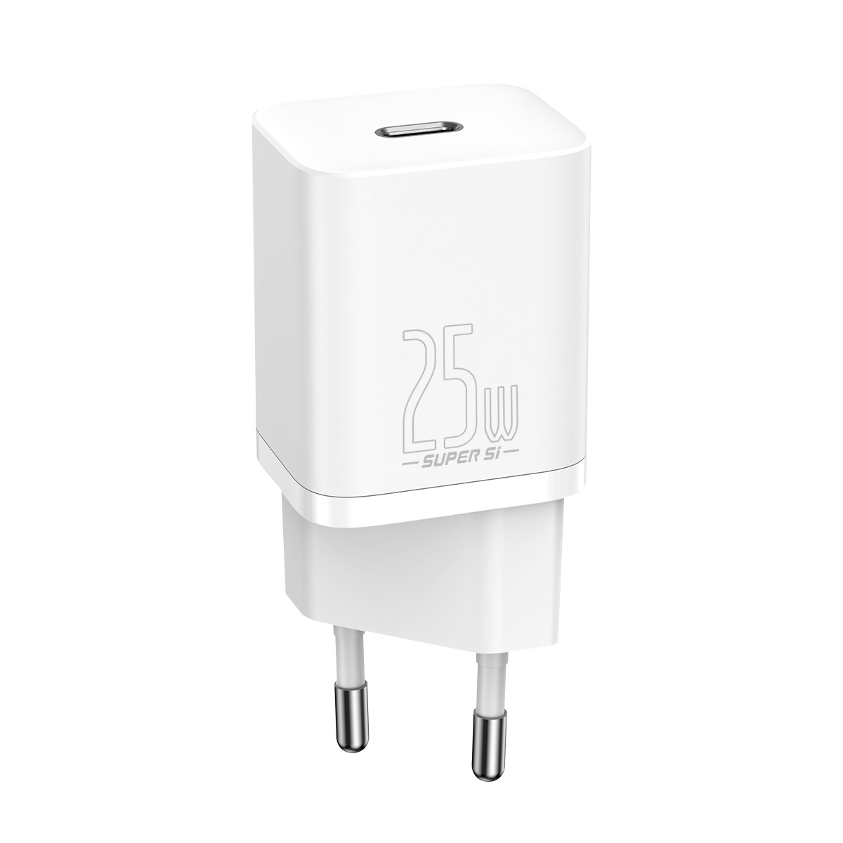 Baseus Super Si seinälaturi 1C 25W (valkoinen)
