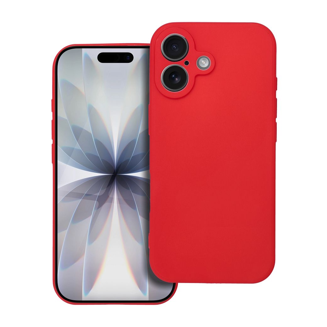 Pehmeä suojakuori IPHONE 17 - punainen