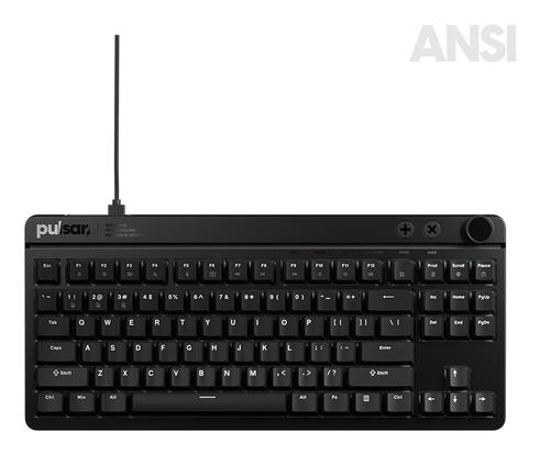 Pulsar XBoard MS TKL USB-näppäimistö, ANSI, musta XBMS01