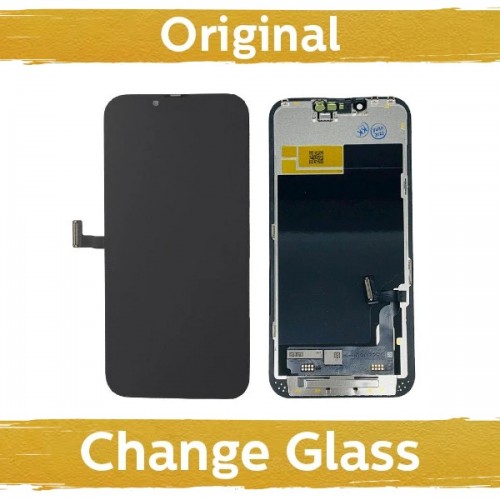 LCD-näyttö iPhone 13:lle musta 100 % alkuperäinen (Renewed: China)