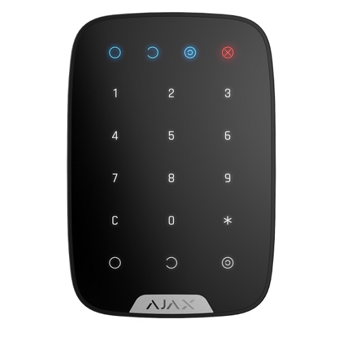 AJAX KeyPad Plus langaton kosketusnäppäimistö (musta)