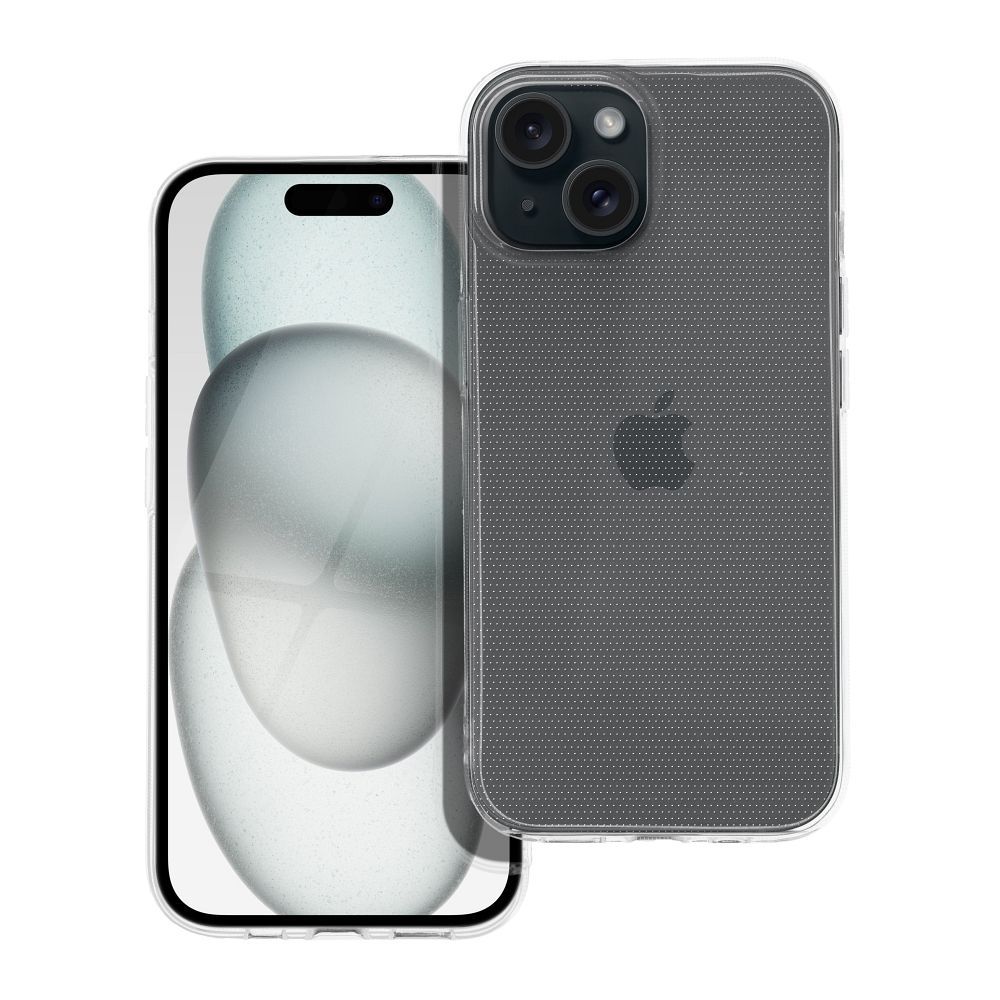 Kirkas puhelinkotelo 2 mm IPHONE 15 läpinäkyvä