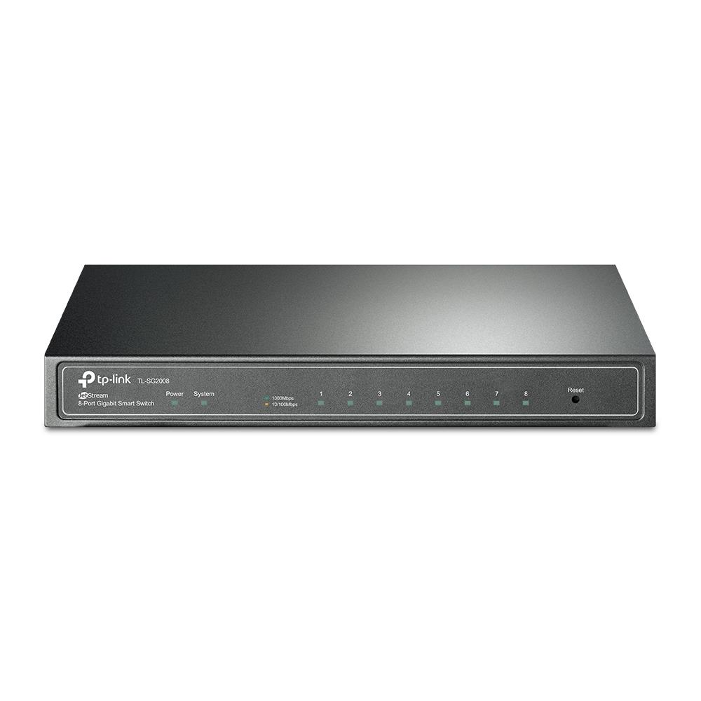 TP-Link Omada TL-SG2008 -kytkin, 8 x RJ45