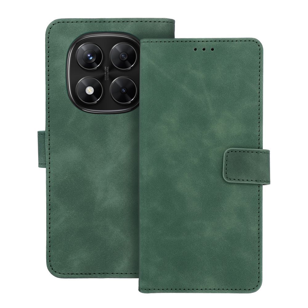 Läppäsuojakuori Xiaomi Redmi NOTE 14 PRO 4G:lle Tender Book vihreä