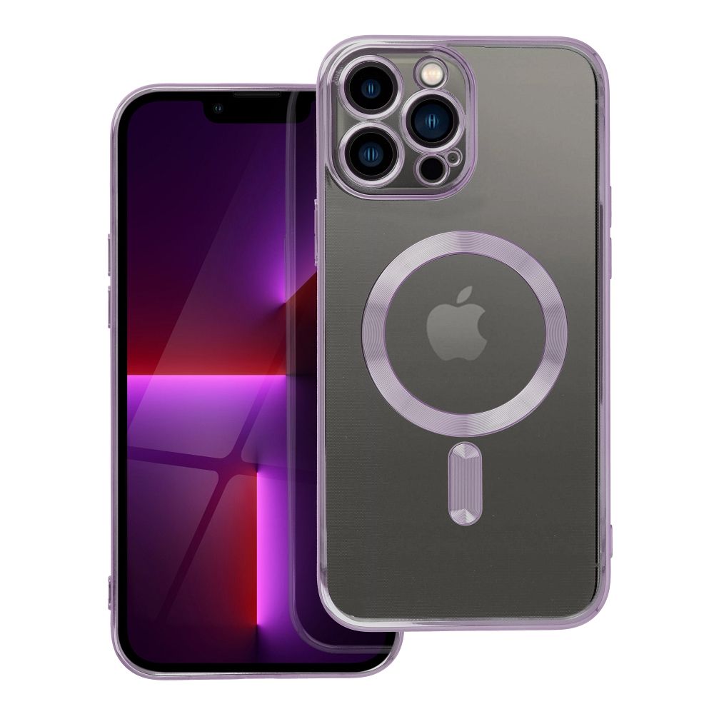 Suojakuori iPhone 13 PRO MAX:lle Electro Mag Cover yhteensopiva MagSafe-version kanssa violetti