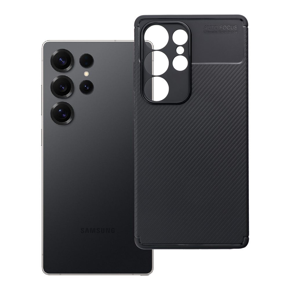 Suojakuori Samsung S25 ULTRA:lle Carbon Premium musta