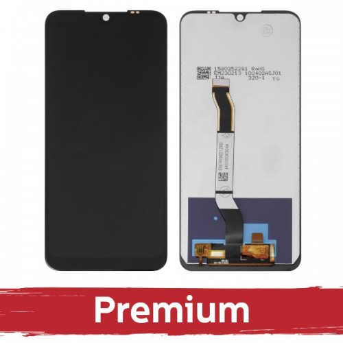 LCD-näyttö Xiaomi Redmi Note 8T:lle musta OEM