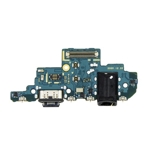 Charging Port Compatible With Samsung A528 A52s (K1 version) with Flex / Plata OEM