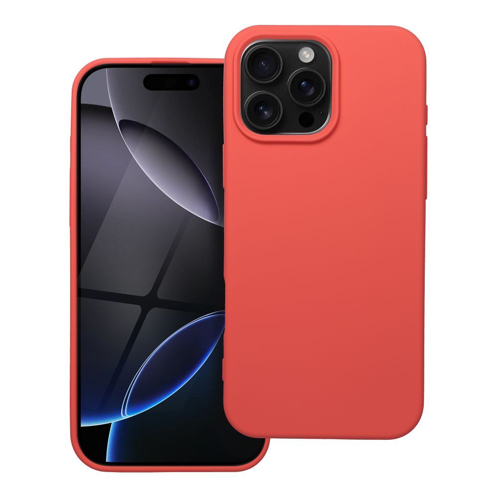 Silikoninen suojakuori iPhone 16 PRO MAX:lle persikka