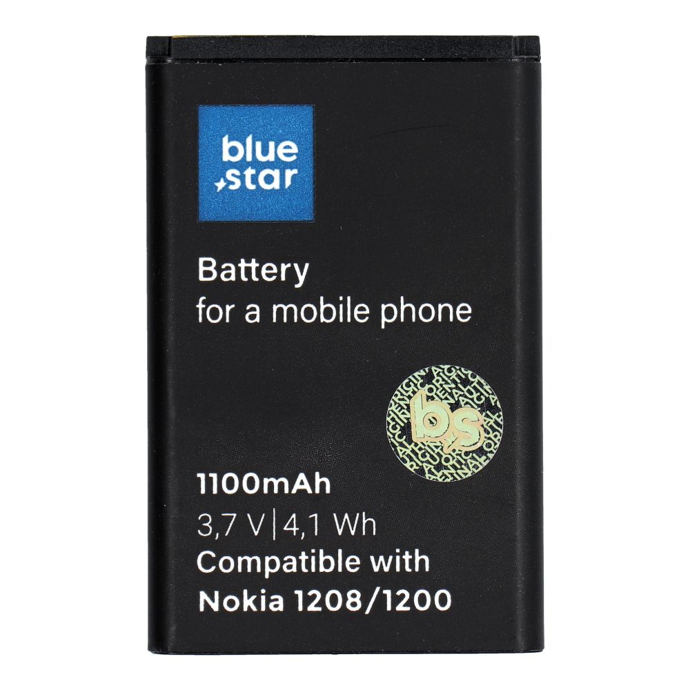 Akku Nokia 1208/1200/C1/1616/1800:lle 1100 mAh Blue Star