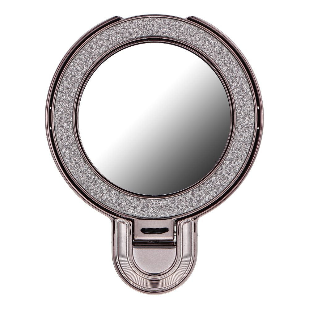Puhelinteline CIRCLE MIRROR - tarttuva - musta