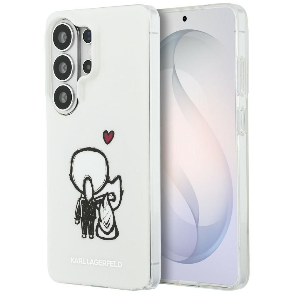 Karl Lagerfeld IML Karl&Choupette MagSafe Case for Samsung Galaxy S26 Ultra - Transparent