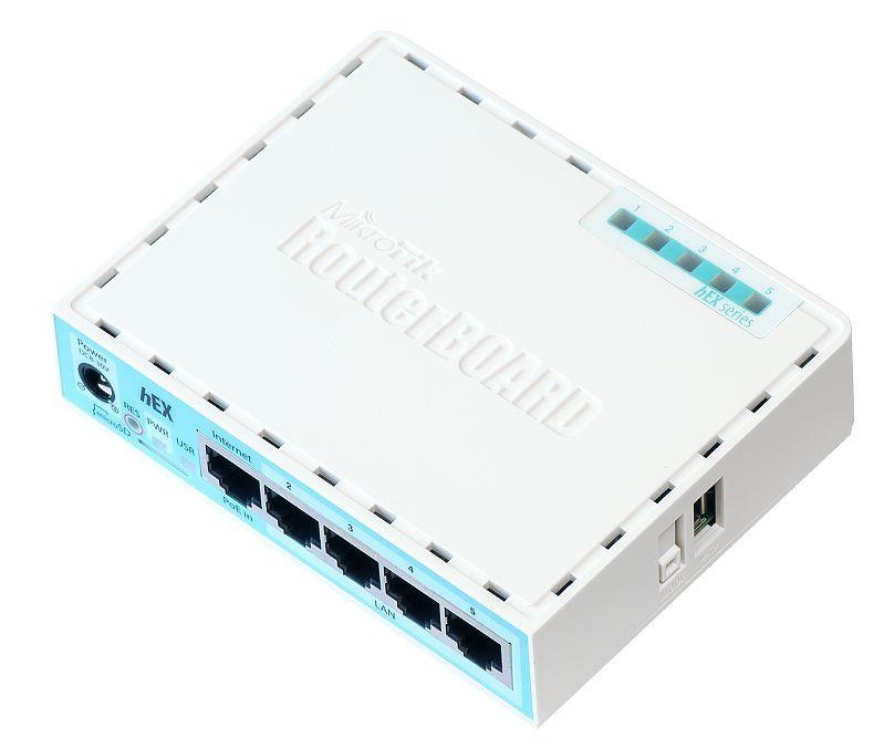 MIKROTIK reititin 10/100/1000M 5 porttia/HEX RB750GR3