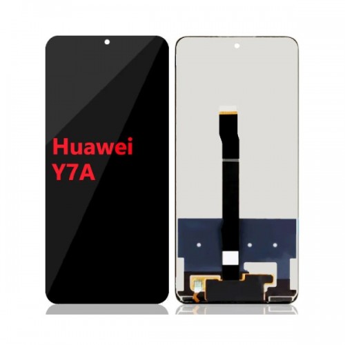 LCD-näyttö Huawei P Smart 2021:lle / Honor Y7a / Honor 10X Lite musta HQ
