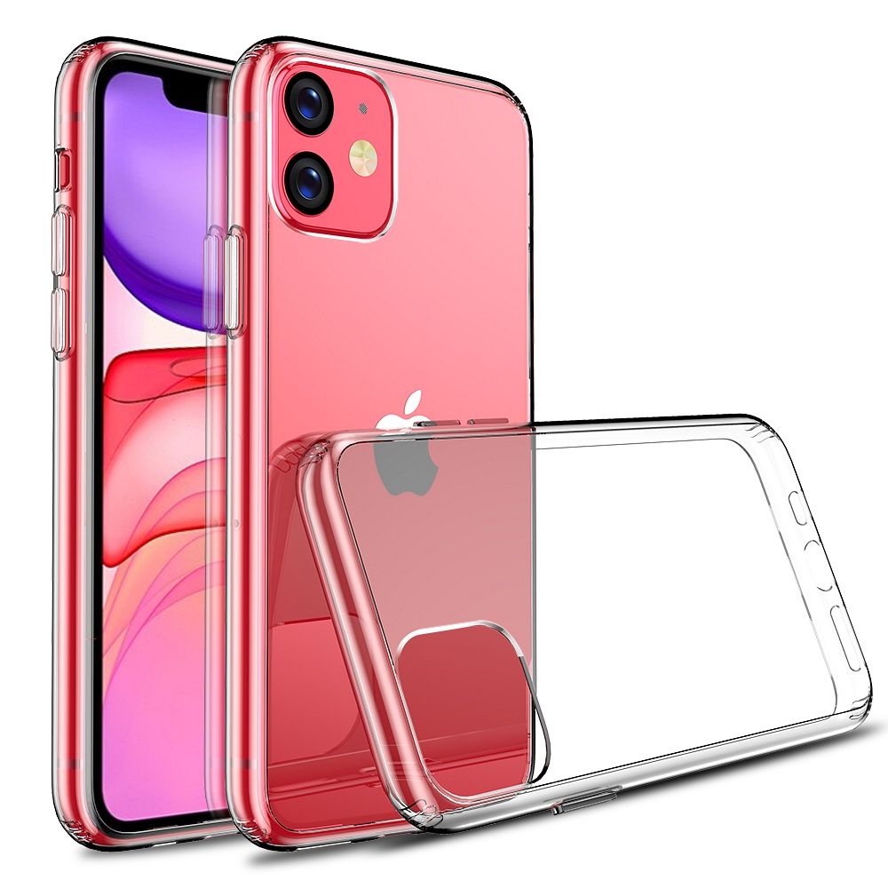 Läpinäkyvä suojakuori 2 mm rasiassa iPhone 11